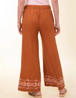 Rylene Linen Palazzo Pant Mocha 10 Rylene Linen Palazzo Pant Mocha -Spartina Store 416223e