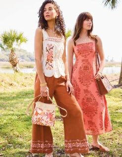 Rylene Linen Palazzo Pant Mocha 11 Rylene Linen Palazzo Pant Mocha -Spartina Store 416223m