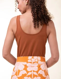 Skinny Strap Tank Mocha -Spartina Store 416292b