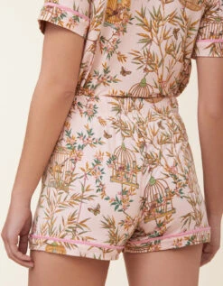 Pajama Short Enclave Bamboo Bird Cage Pink 5 Pajama Short Enclave Bamboo Bird Cage Pink -Spartina Store 416643b