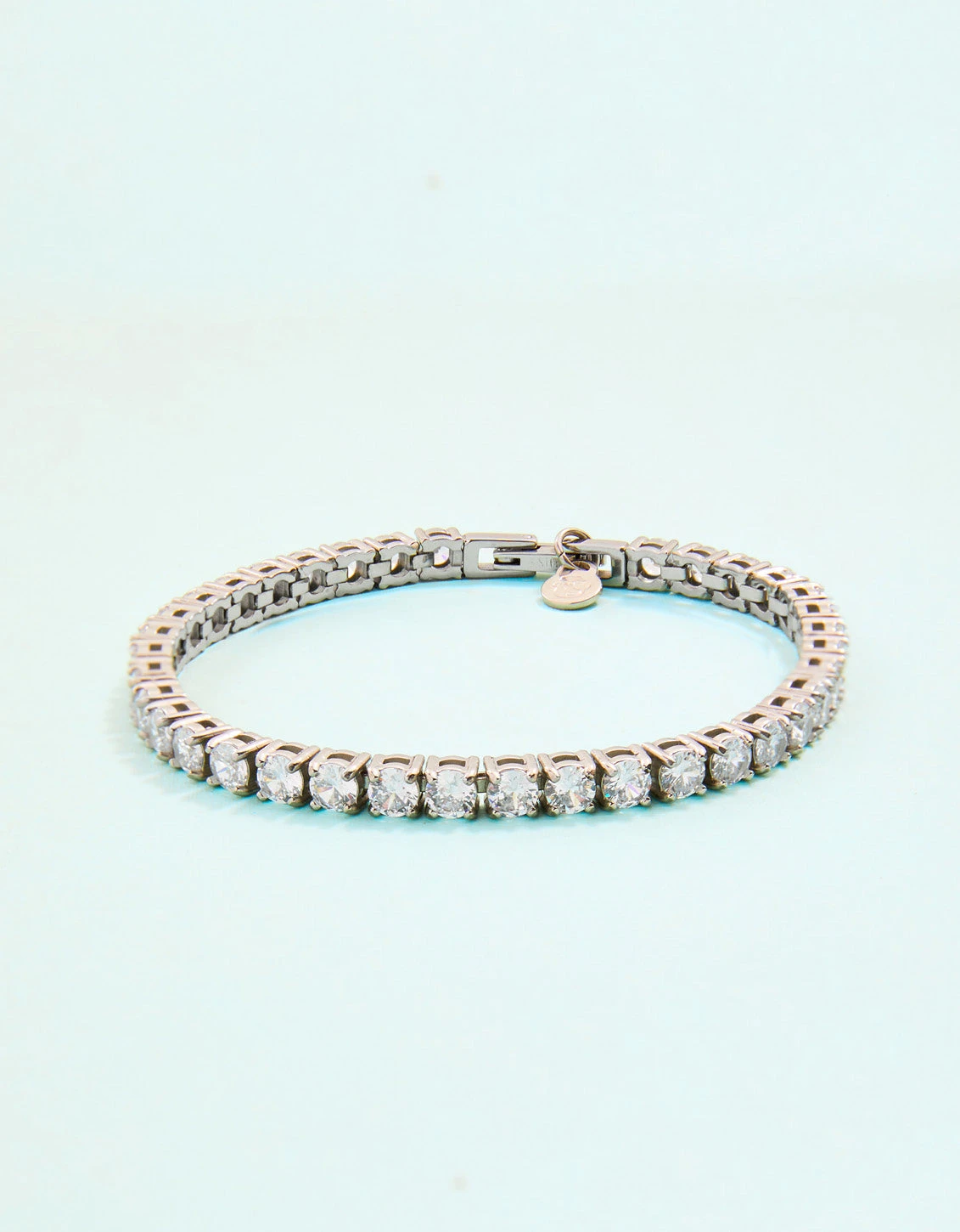 Sunrise Tennis Bracelet Crystal 4mm 3 Sunrise Tennis Bracelet Crystal 4mm - Image 3