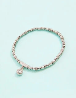 Sparkling Port Royal Stretch Bracelet Crystal 4mm -Spartina Store 417343