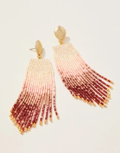 Bitty Bead Earrings Pink