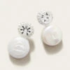 Cristal Dual Stud Earrings