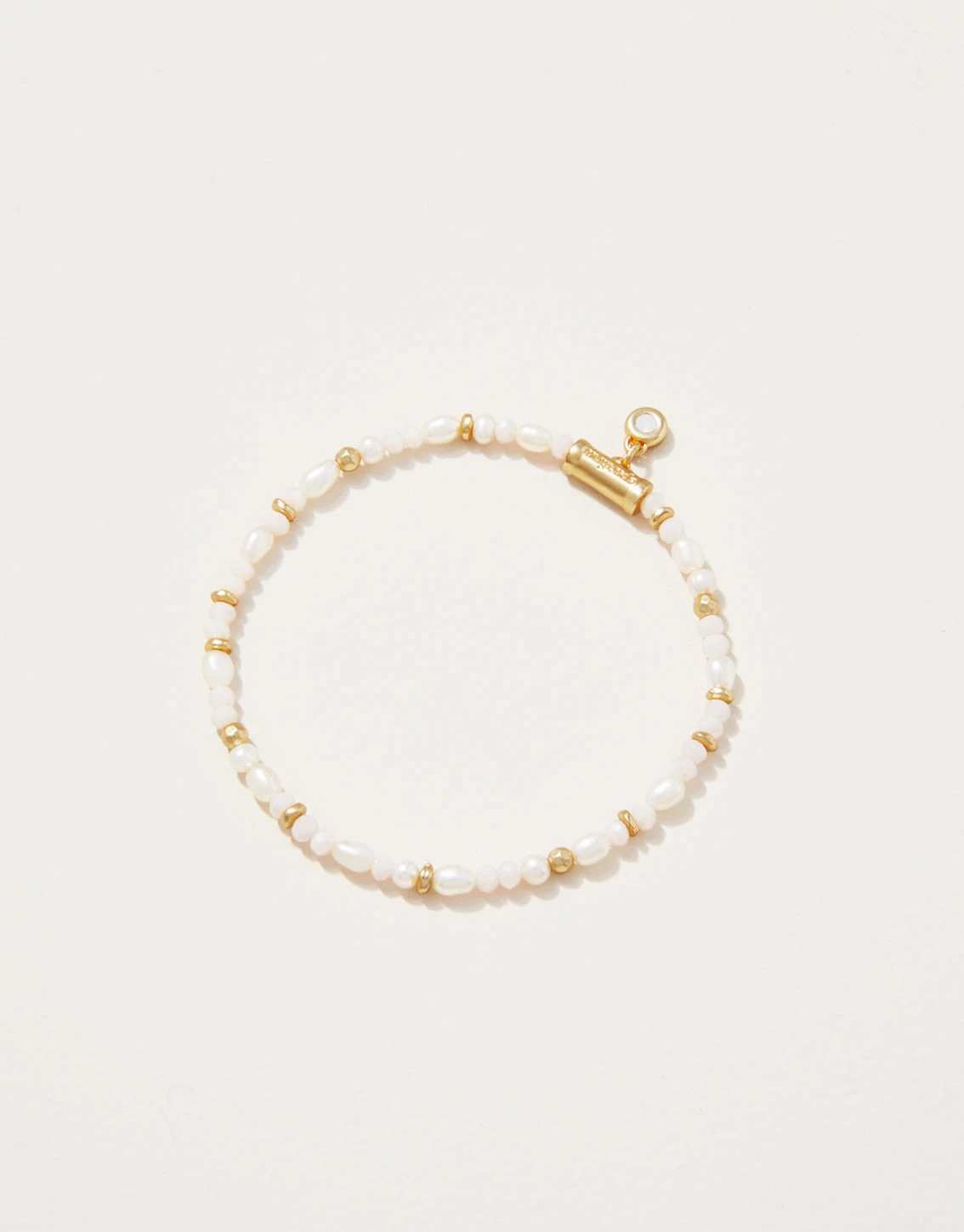 Stretch Bracelet Gold/Pearl 1 Stretch Bracelet Gold/Pearl