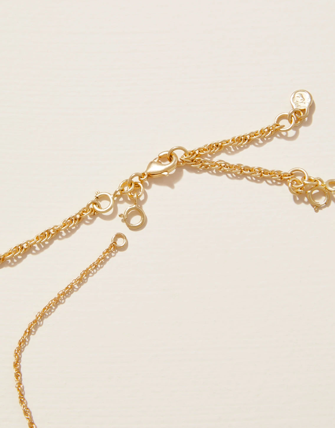 Layered Pendant Necklace 2 Layered Pendant Necklace - Image 2