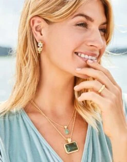 Layered Pendant Necklace 5 Layered Pendant Necklace -Spartina Store 475676m