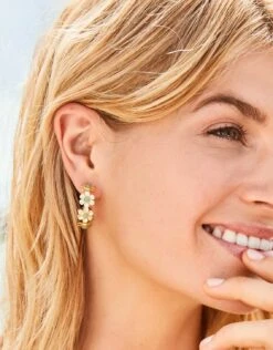 Primrose Hoop Earrings -Spartina Store 475706m