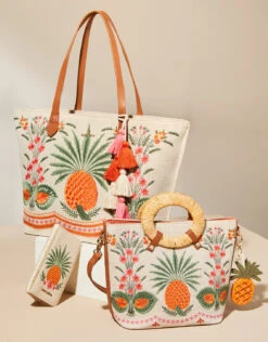 Fiesta Tote Alljoy Landing Pineapple -Spartina Store 475829o