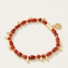 Stretch Bracelet 6mm, Red Jasper