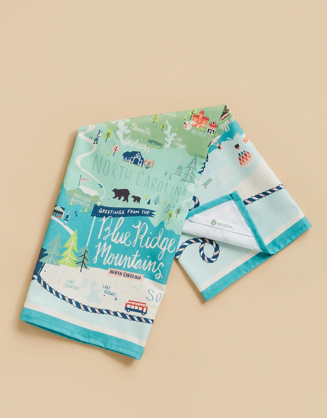 Blue Ridge Mountains Dish Towel 2 Blue Ridge Mountains Dish Towel - Image 2