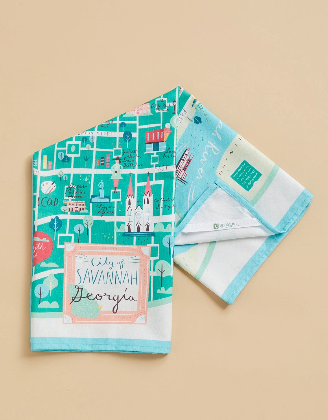 Historic Savannah Dish Towel 2 Historic Savannah Dish Towel - Image 2