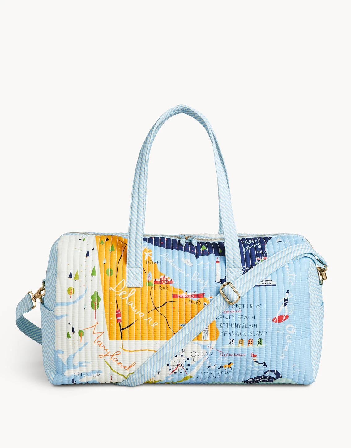 Bay Dreams Quilted Duffle 2 Bay Dreams Quilted Duffle - Image 2