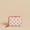 Pink House French Floral Mini Wallet