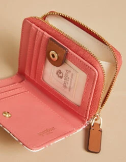 Pink House French Floral Mini Wallet 5 Pink House French Floral Mini Wallet -Spartina Store 478585c