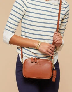Saddle Brown Siren Harlow Crossbody -Spartina Store 479148m