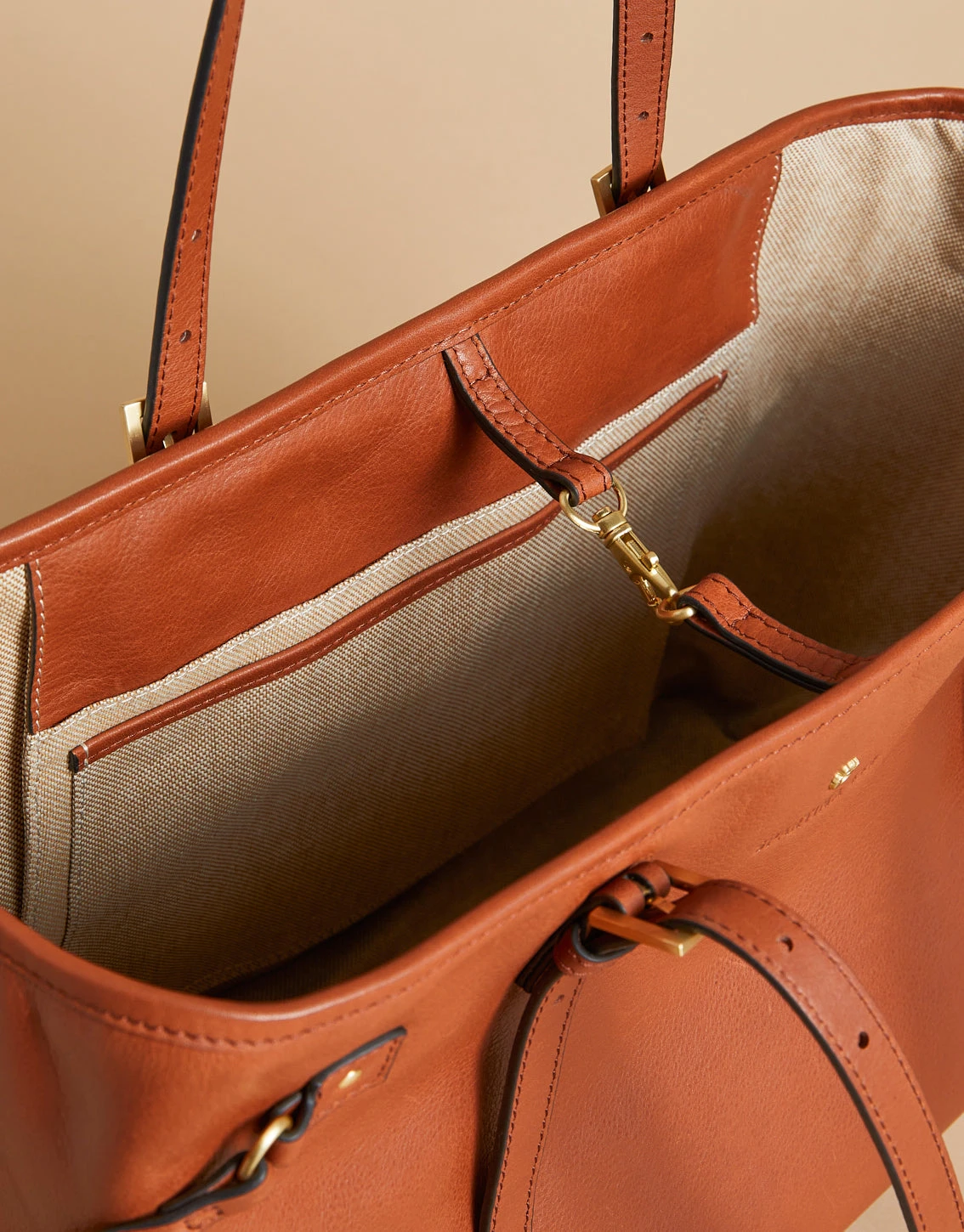 Saddle Brown Siren Jetsetter Tote 3 Saddle Brown Siren Jetsetter Tote - Image 3