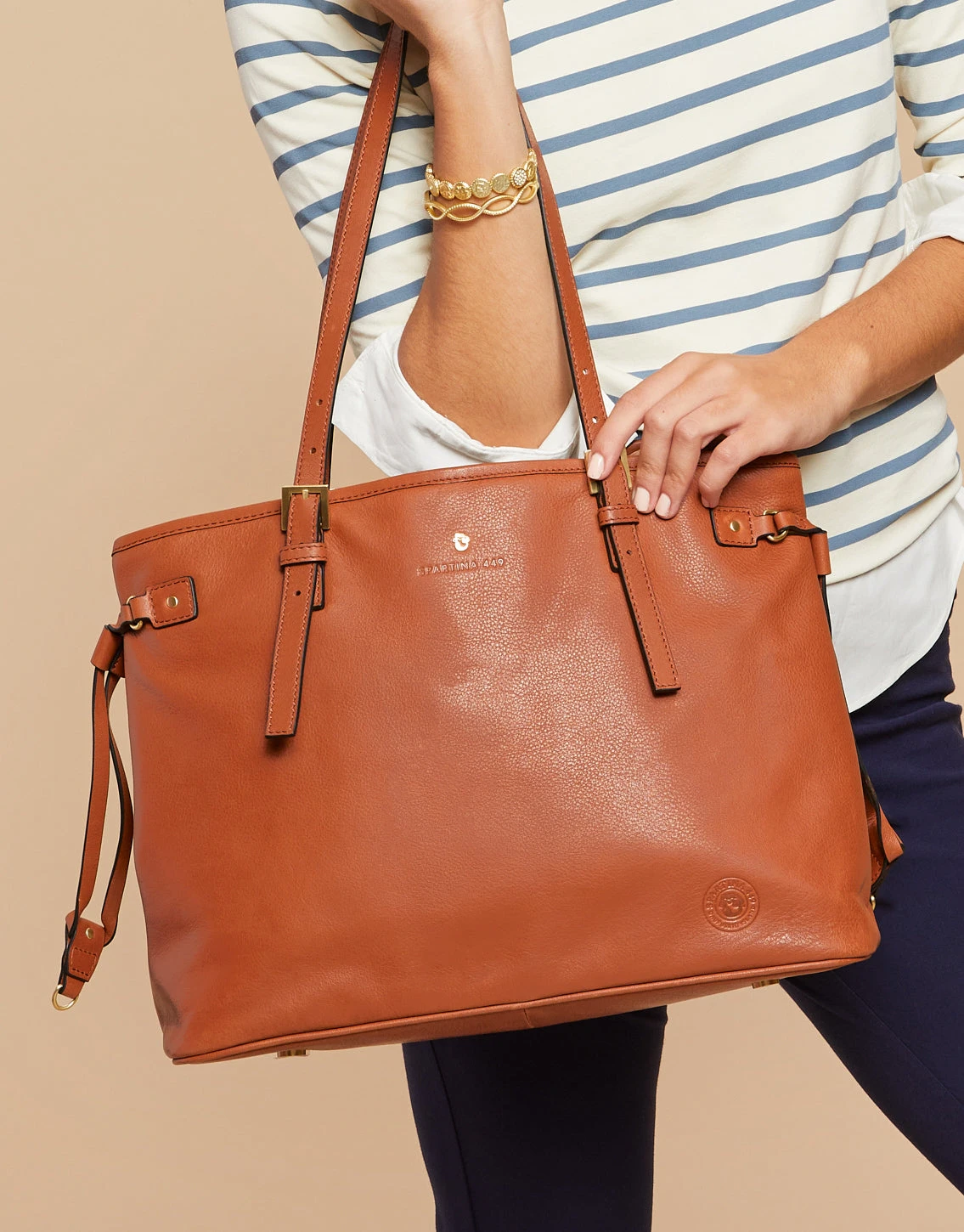 Saddle Brown Siren Jetsetter Tote 4 Saddle Brown Siren Jetsetter Tote - Image 4