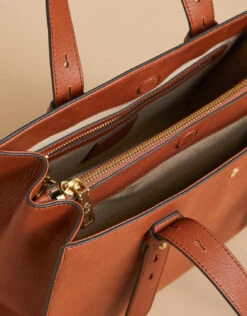 Saddle Brown Siren Taylor Tote -Spartina Store 479193c