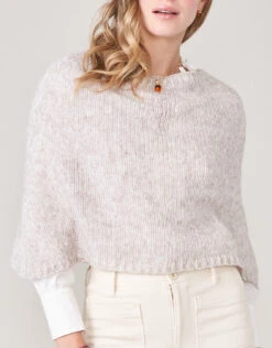 Cream Sequin Infinity Wrap