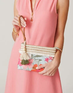 Carina Wristlet Alljoy Landing Sea Foam -Spartina Store 486016m