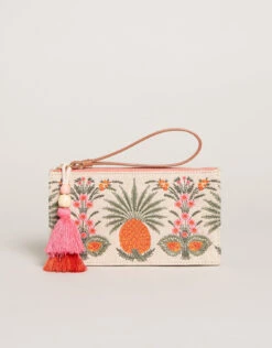 East West Wristlet Alljoy Landing Pineapple