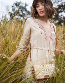 Straw Crew Phone Crossbody Natural 5 Straw Crew Phone Crossbody Natural -Spartina Store 486504m