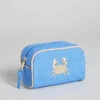 Blue Travel Pouch Crab