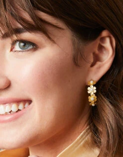 Primrose Hoop Earrings -Spartina Store 487112m