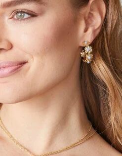 Primrose Hoop Earrings -Spartina Store 487327m