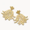 Thistle Earrings Gold