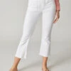 Juliette High Rise Jean Pearl White