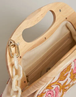 Miranda Clutch Pepper Hall Woodblock Floral 8 Miranda Clutch Pepper Hall Woodblock Floral -Spartina Store 490624c