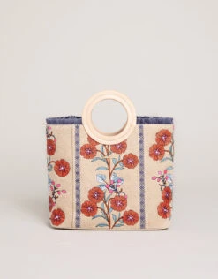 Resort Tote Oyster Factory Floral Sprigs