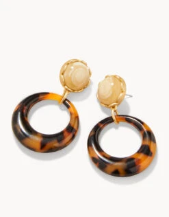Mod Jenny Earrings Tortoise