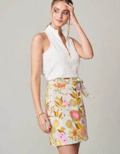 Linden Skirt Heyward's Rate Gerber Daisies 6 Linden Skirt Heyward's Rate Gerber Daisies -Spartina Store 495063c