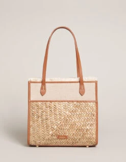 Straw Pineapple Box Tote Natural 10 Straw Pineapple Box Tote Natural -Spartina Store 495926b