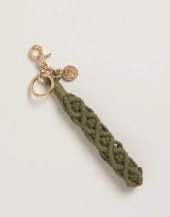 Macrame Wristlet Keychain
