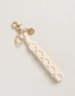 Macrame Wristlet Keychain -Spartina Store 495957