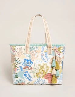 Beach Tote Mermaid Sea