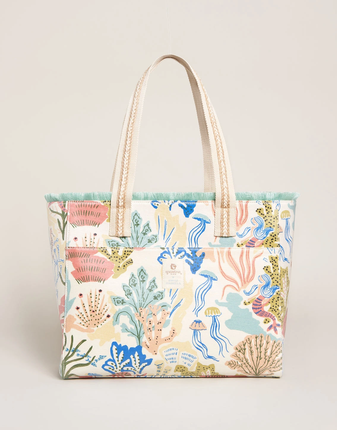 Beach Tote Mermaid Sea 3 Beach Tote Mermaid Sea - Image 3