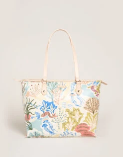 Zip Travel Tote Mermaid Sea