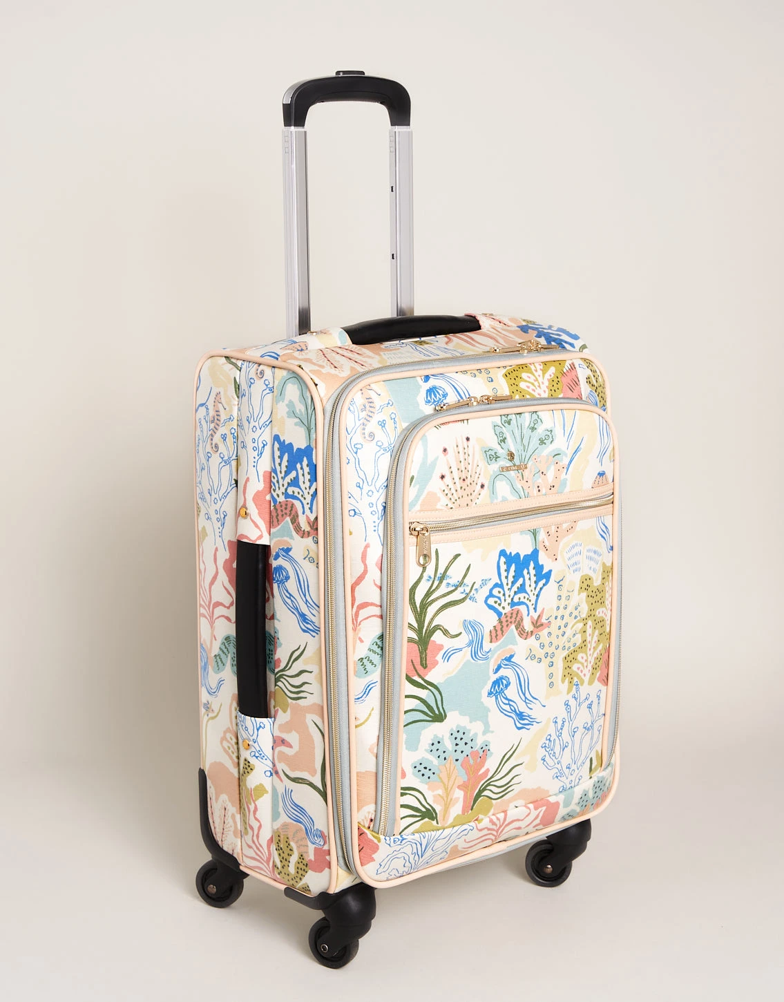 20" Expandable Rolling Suitcase Mermaid Sea 1 20" Expandable Rolling Suitcase Mermaid Sea