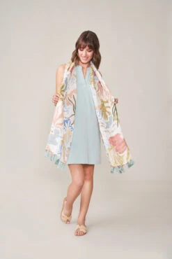 Scarf Mermaid Sea 8 Scarf Mermaid Sea -Spartina Store 496121n