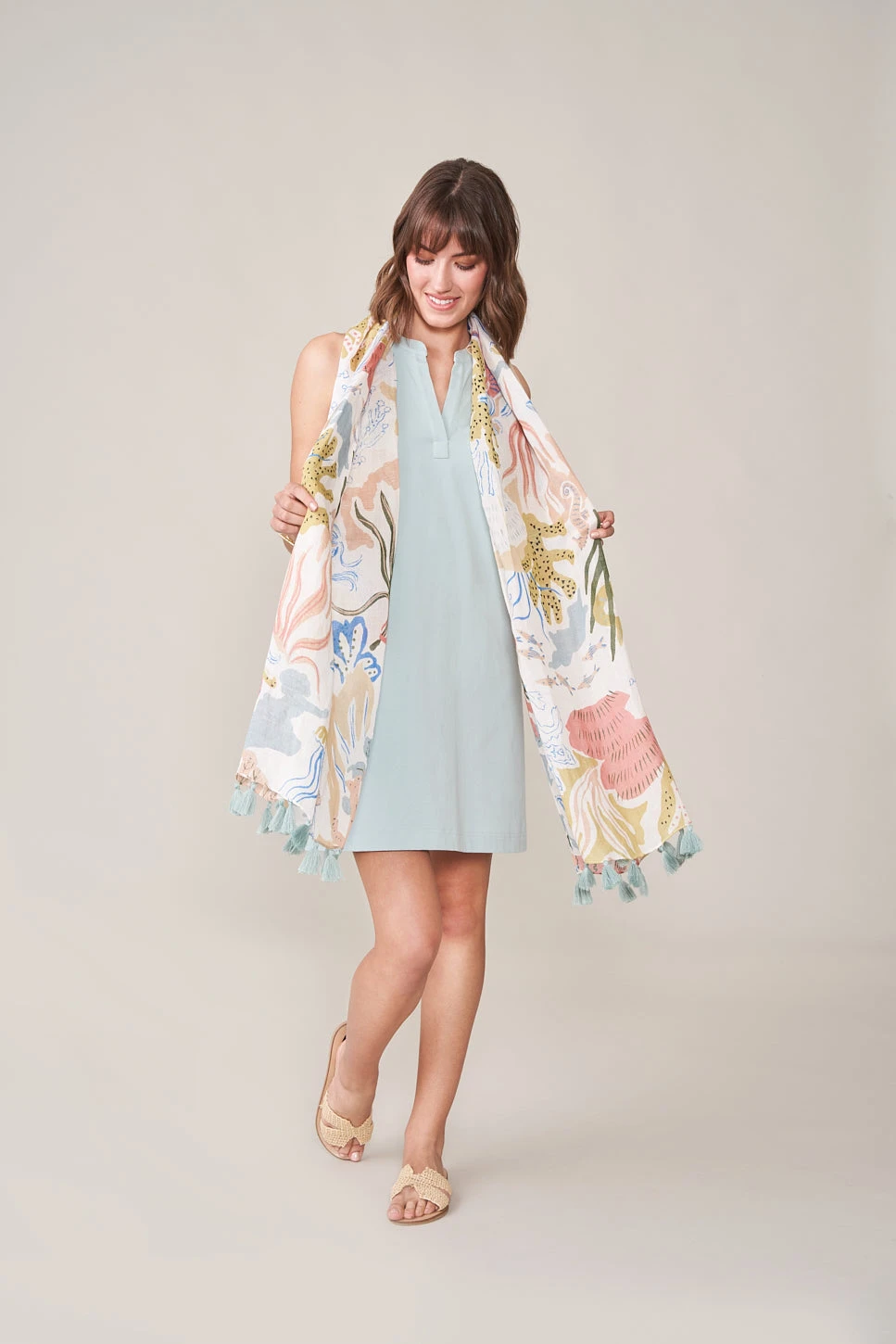 Scarf Mermaid Sea 4 Scarf Mermaid Sea - Image 4