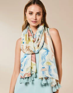 Scarf Mermaid Sea 9 Scarf Mermaid Sea -Spartina Store 496121o