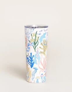 Stainless Steel Drink Tumbler 22 Oz. Mermaid Sea -Spartina Store 496138b