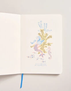 Ruled Notebook 5x7 Mermaid Sea -Spartina Store 496152b