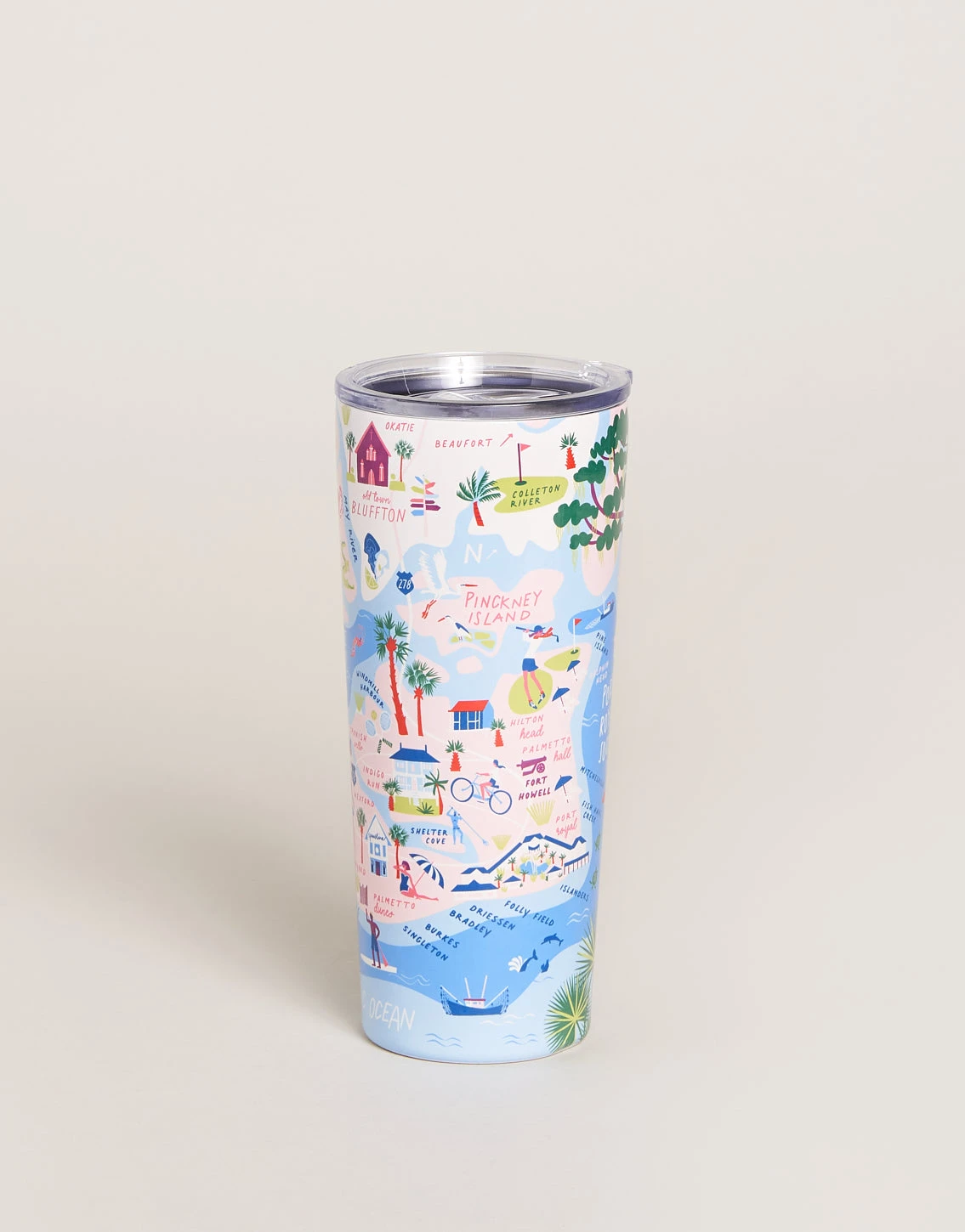 Stainless Steel Drink Tumbler 22 Oz. Hilton Head 2 Stainless Steel Drink Tumbler 22 Oz. Hilton Head - Image 2