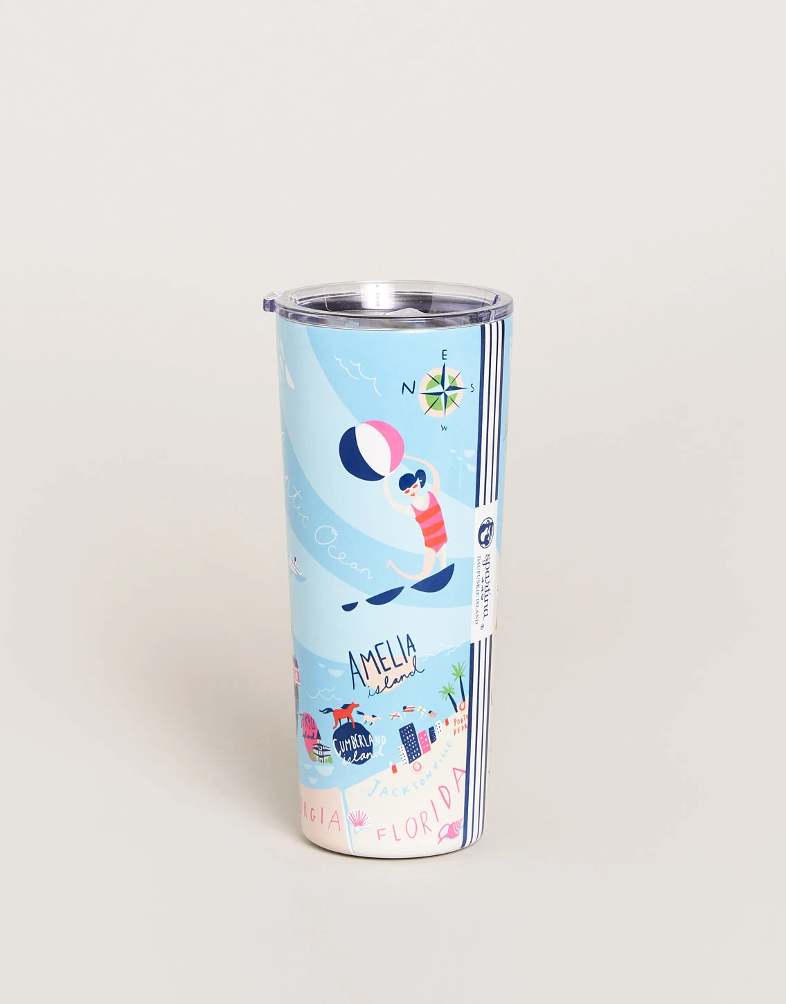 Stainless Steel Drink Tumbler 22 Oz. Sea Islands 2 Stainless Steel Drink Tumbler 22 Oz. Sea Islands - Image 2